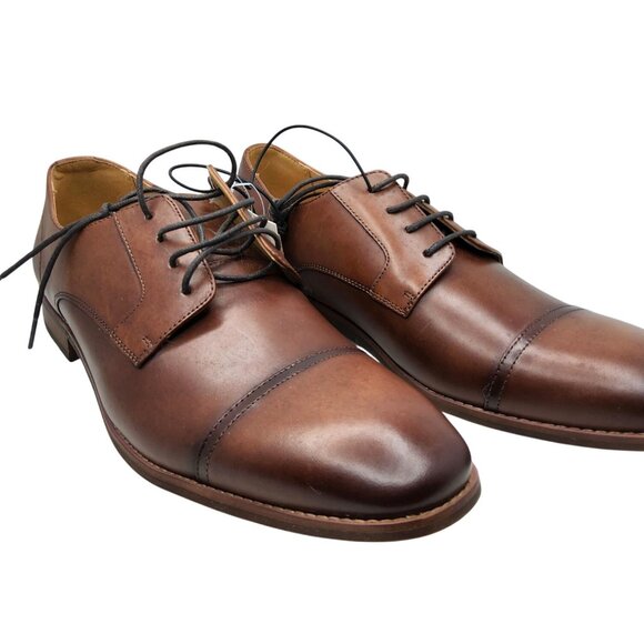 New Mens Goodfellows Extremely Nice Oxford Leather Dress Shoes - Picture 2 of 9